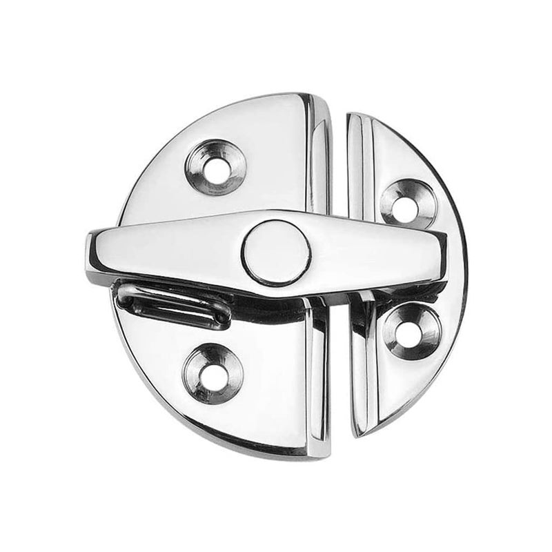 Tearom Marine Boat Door Catch Latch 316 Stainless Steel Door Latch Round 55mm Twist Lock Suit for Boat and Many External Cabinet Applications (1) - Image 1